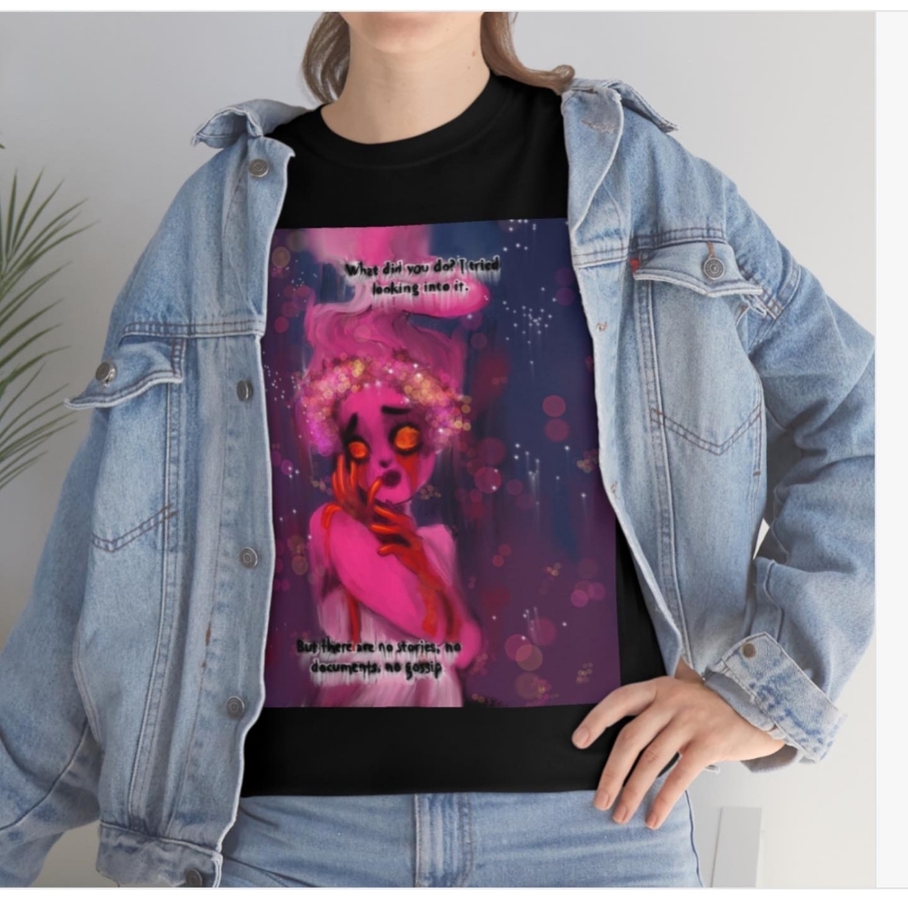 Lore Olympus fan-art printed t shirt